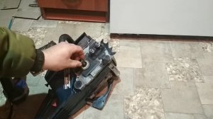 Замена ведущей звёздочки на китайской бензопиле