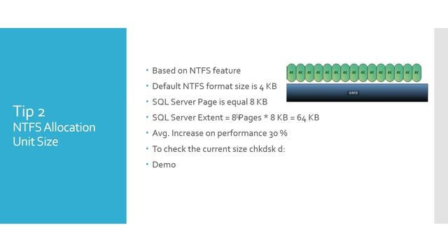 Tip 2 – NTFS Allocation Unit Size смотреть онлайн