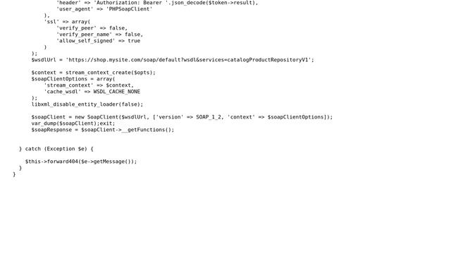Magento: SOAP-ERROR: Parsing WSDL: Couldn't load from URL Failed to load External Entity смотреть онлайн