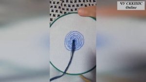 Тамбуровка волос. Изготовление фрагмента накладки.