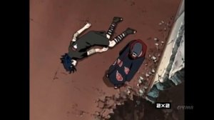 Первая встреча с Акацуки / Наруто, Джирайя, Саске против Итачи и Кисамы