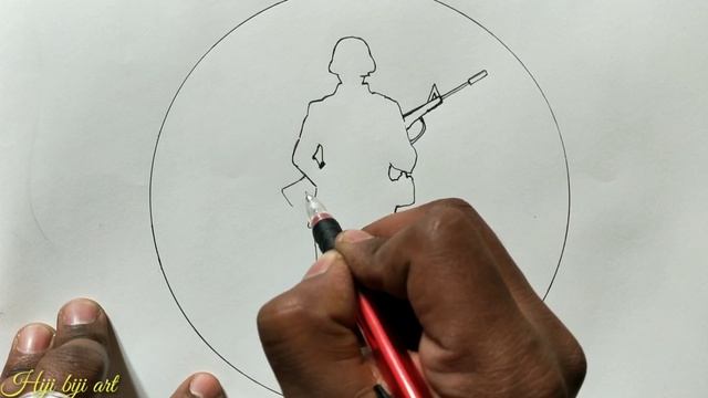 How to draw a soldier with pencil shading / step by step Army soldier drawing for beginners смотреть онлайн
