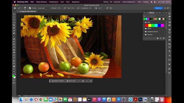 Adobe Photoshop. Урок 2. Система отмены действий. Рисуем живопись архивной художественной кистью смотреть онлайн