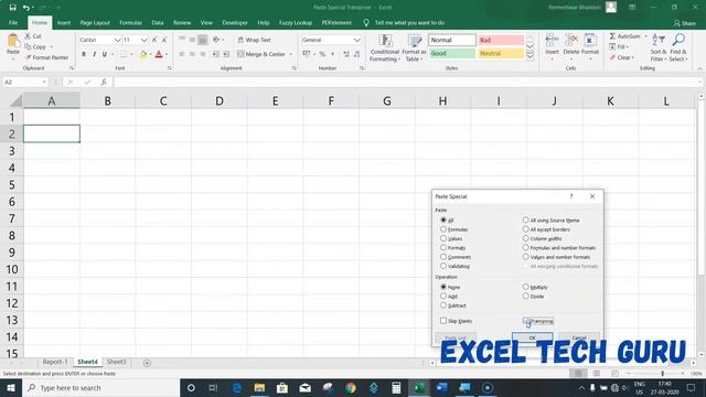 Paste Special in Excel | Paste Value | Copy Paste смотреть онлайн