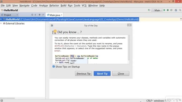 Java Tutorials 1- 10 Creating a Simple App Demo Creating Your First IntelliJ Project смотреть онлайн