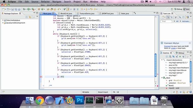 #12 LWJGL Block Selector (Minecraft 2D) - LWJGL Tutorials смотреть онлайн