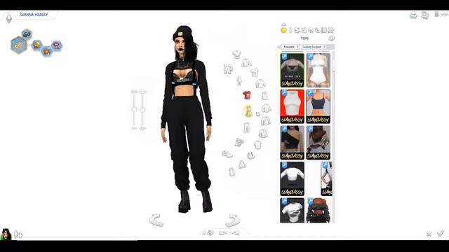 Sims 4 CAS || Punk/Emo Sim смотреть онлайн