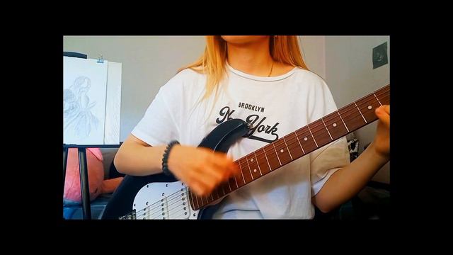 Мы – Дайте танк! cover на электрогитаре смотреть онлайн