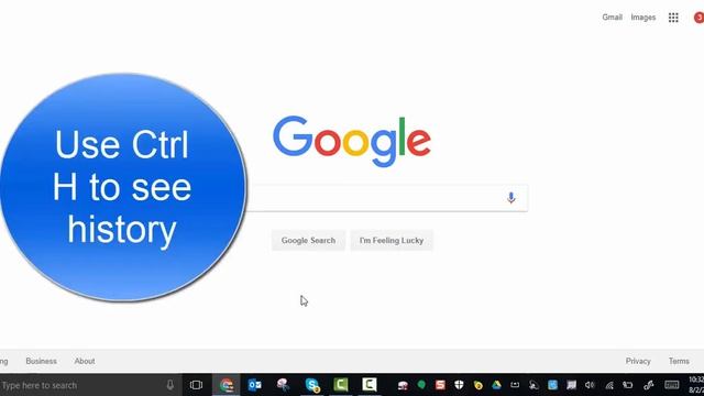See the history of sites visited on Google Chrome use Ctrl H смотреть онлайн