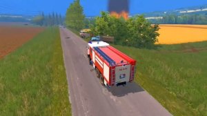 ЗАГОРЕЛСЯ КОМБАЙН! ТУШИМ ПОЖАР В ПОЛЕ!