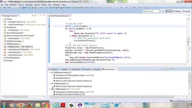 FindBugs en Eclipse смотреть онлайн