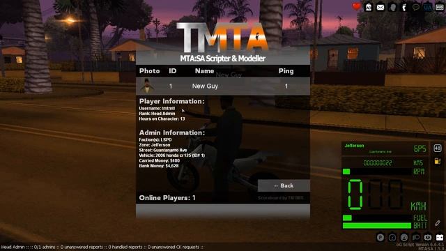 MTA:SA - FREE Roleplay Scoreboard! смотреть онлайн