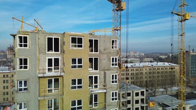 Ход строительства ЖК "Ежевика". Ноябрь 2023 г. смотреть онлайн