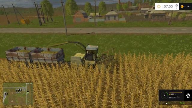 Farming Simulator 15 Ч-33 силосный комбайн для бедных смотреть онлайн