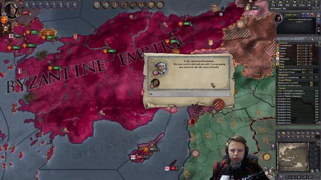 WOJNY O BAŁKANY | Crusader Kings 2 Bizancjum #2 смотреть онлайн