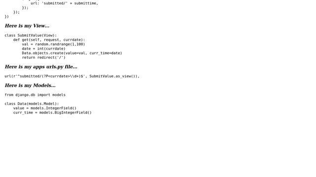 Getting "Broken pipe from ('127.0.0.1', 33187)" when doing a get request using $.ajax смотреть онлайн
