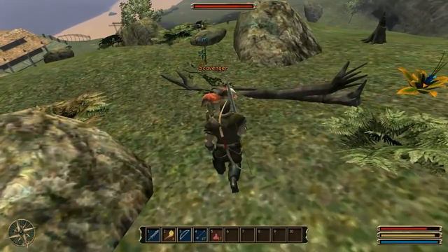 Gothic 3 Guide #2 Gorn shows you the rebels hideout. смотреть онлайн