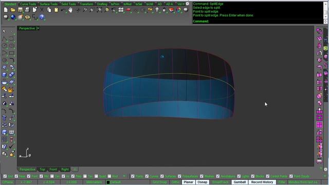 Rhino Tips and Trick - Capping a Non-Planar Edge смотреть онлайн