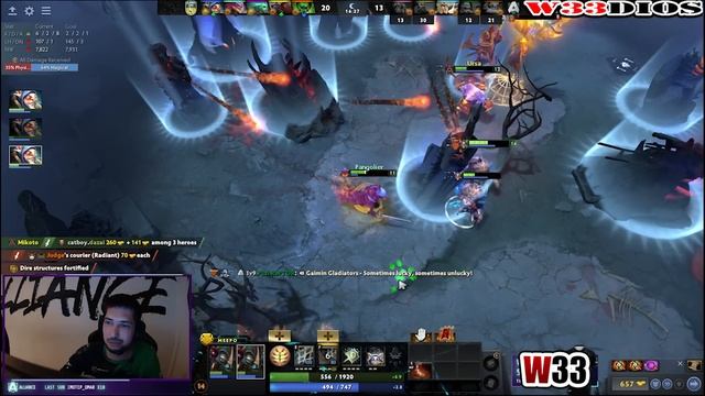W33HA EARTHSPIRIT vs ALLIANCE - W33 Left The MEEPO for The End - GAME 3 - Keppa Kleb Inhouse League смотреть онлайн