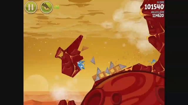 Angry Birds Space - Red Planet 5-17 Walkthrough 3 Stars смотреть онлайн