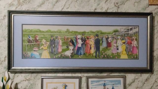 "Королевские скачки" вышивка счётный крест. Продаётся. смотреть онлайн