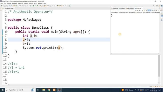 Increment, Decrement & ternary operator in java | conditional operator in java | alternate if else смотреть онлайн
