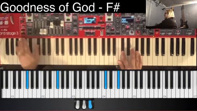 Goodness of God (F#) Keys Tutorial смотреть онлайн