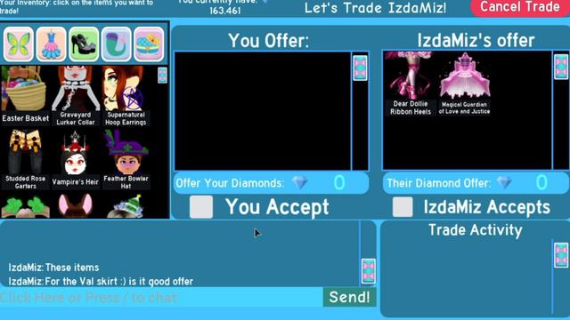 A friend's offer for the darling Valentina skirt! | Royale high trading смотреть онлайн