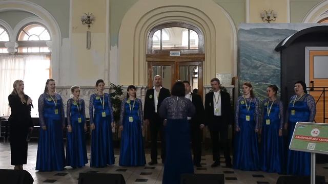 АЛЛА КОВНИР И ХОР "ХОРАЛ"- "АВЕ МАРИЯ" ОЛЕГА МОЛЧАНОВА НА РИЖСКОМ ВОКЗАЛЕ смотреть онлайн