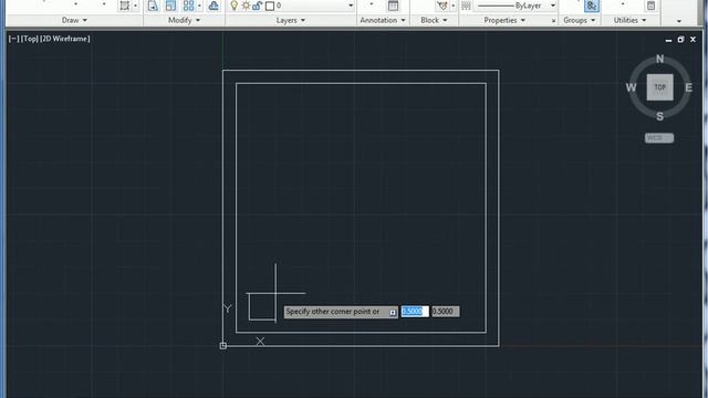 AutoCAD Classwork - Drawing 4-2 смотреть онлайн