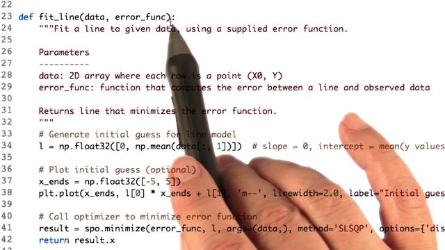 Minimizer finds coefficients in python смотреть онлайн