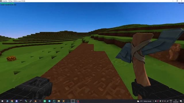 EmberSky | Footsteps, block hit and weapon swing sounds | Voxel game смотреть онлайн