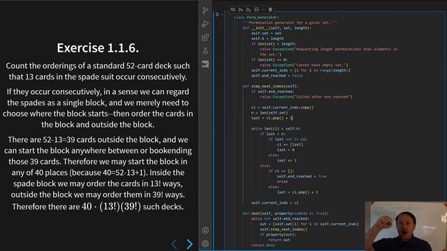Combinatorics - Video 01.06.03 - Simulating Permutations смотреть онлайн