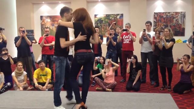 Kizomba workshop by Andrei & Kristina @ Moscow смотреть онлайн