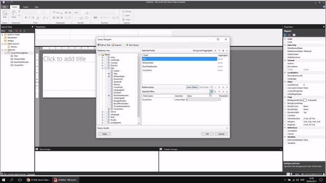 SSRS Report Builder Part 4.1 - Embedded Data Sources and Datasets смотреть онлайн