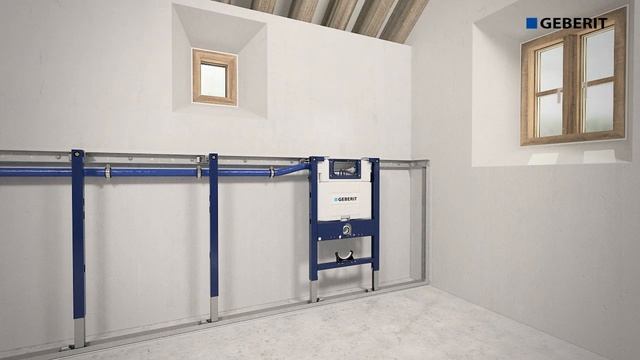 Монтаж инсталляции Geberit Duofix Omega. Инсталляция для подвесного унитаза. Инструкция по монтажу смотреть онлайн