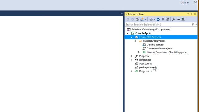 Cosmos DB Connected Service in Visual Studio смотреть онлайн