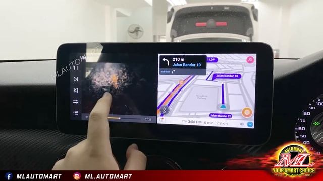 Mercedes Benz A Class A45 Android Monitor смотреть онлайн