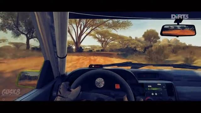 Dirt 3 - On Board Gameplay - 90's Class - Ford Escort RS Cosworth - Kenya Tsavo смотреть онлайн