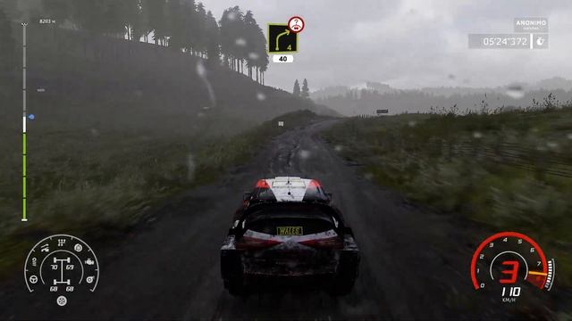 WRC 8 keyboard setup Yaris Dyfi Rally Wales смотреть онлайн