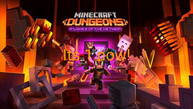 Happy Birthday Minecraft Dungeons Flames of the nether! 🥳 смотреть онлайн