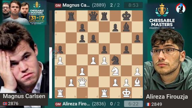 They missed victory; the battle ended! Firouzja vs. Magnus Carlsen | Chessable Masters смотреть онлайн