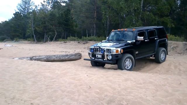 Hummer H3 на Байкале смотреть онлайн