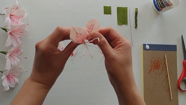 How To Make Crepe Paper Rhododendron Azalea Flower| Paper Craft #diy #how #papercraft смотреть онлайн
