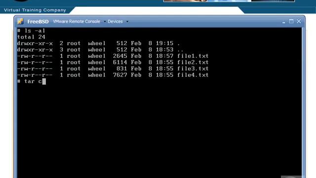 FreeBSD - Using TAR смотреть онлайн