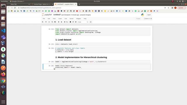 Hierarchical Clustering of Iris Dataset in Python смотреть онлайн