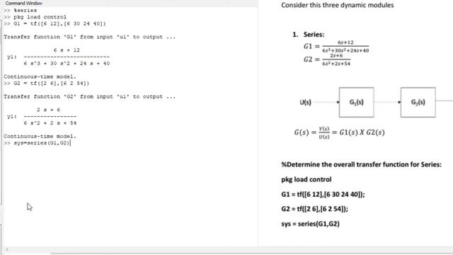 Step By Step Guide. Transfer Function -Process Control E.g 5 using Octave. Series,Parallel,Feedback смотреть онлайн