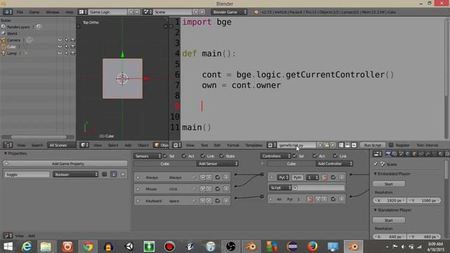 UPBGE- Change Sound Volume Python смотреть онлайн