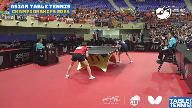 Wang Manyu vs Chen Meng | Quarterfinals | 2023 Asian Table Tennis Championships смотреть онлайн