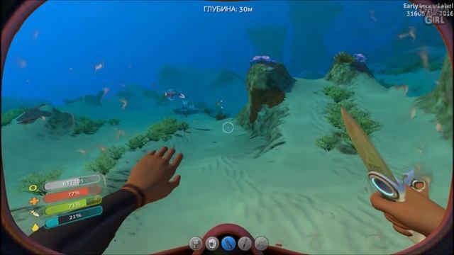 Subnautica #4 - ПЕЩЕРЫ И АНТИРАДИАЦИОННЫЙ КОСТЮМ смотреть онлайн
